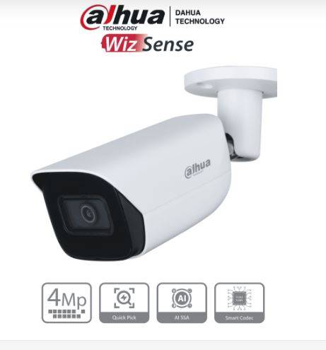 IPC-HFW3441E-S-S2 IP Bullet de 4 MP IA/ WizSense/ Lente 2.8mm/ 107 Grados/ Microfono IR 50 Metros/ Quick Pick/ WDR Real/ IP67/ Ranura MicroSD/ PoE/ - IPC-HFW3441E-S-S2 IP Bullet de 4 MP IA/ WizSense/ Lente 2.8mm/ 107 Grados/ Microfono IR 50 Metros/ Quick Pick/ WDR Real/ IP67/ Ranura MicroSD/ PoE/ -